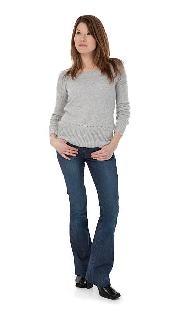 istock Attractive 30 Year Old Woman on White 177270035