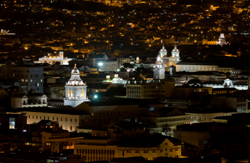 Quito at night.