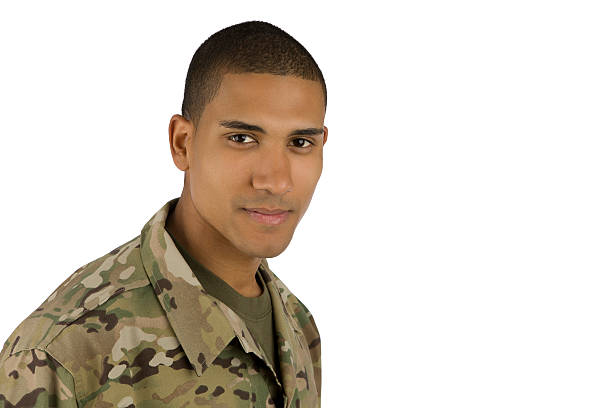 istock Smiling African American Military Man 177271847