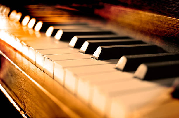 istock Antique Piano Keys 177272262