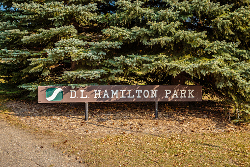 D.L. Hamilton Park is located in the Pleasant Hill neighborhood of Saskatoon.