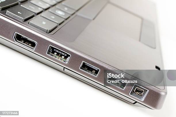 Laptop Connections Stock Photo - Download Image Now - Business, Computer, Computer Equipment