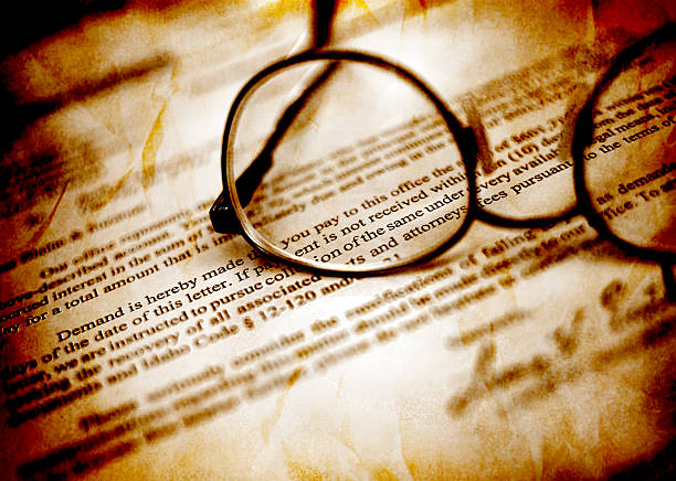 istock Eyeglasses and Business Contract 177273629