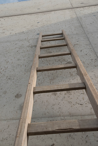 a ladder for climbing up when people working at height