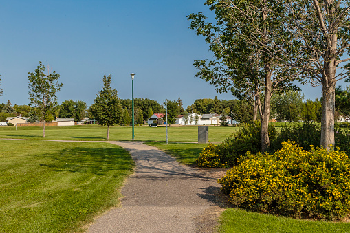 Dr. Seager Wheeler Park is located in the Westview neighborhood of Saskatoon.