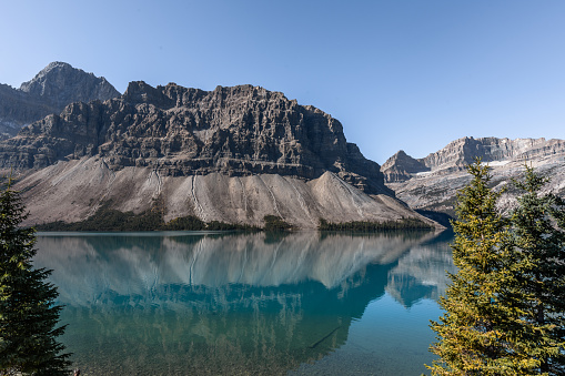 Mountain at Hector Lake, Banff.