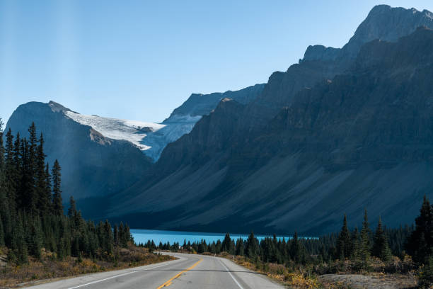 istock Icefields Parkway lake at end of road 1772783490