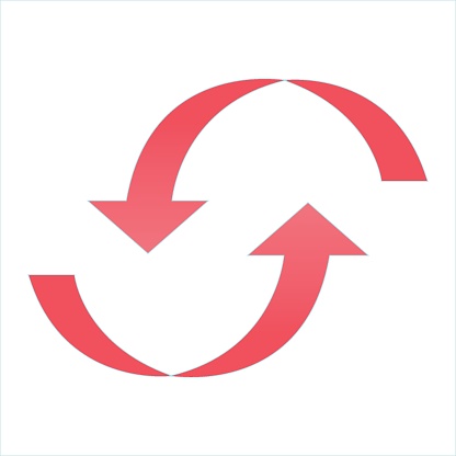 Arrow Symbol, Circle, Icon, Change, Two Objects