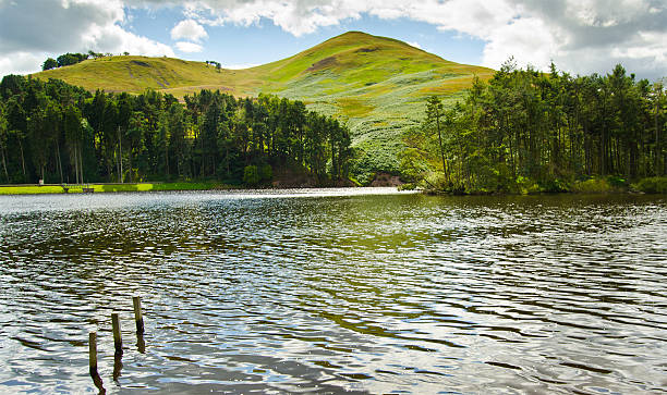 Pentland Hills Landscape, Scotland stock photo