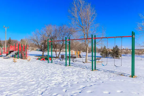 Fred Mendel Park is located in the Meadowgreen neighborhood of Saskatoon.