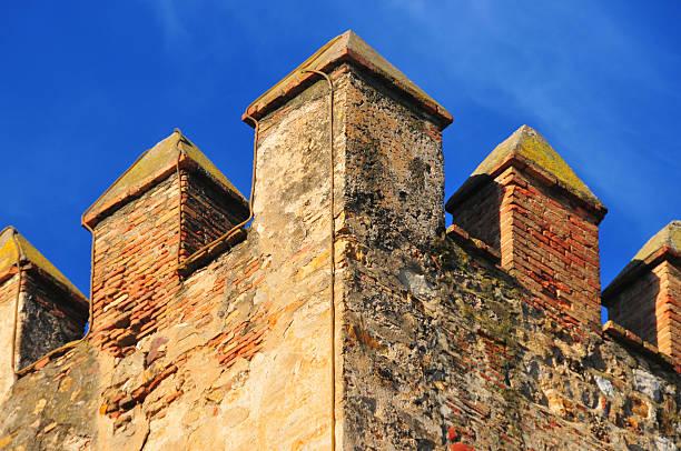 istock Bejaia, Algeria: battlement - harbor walls, crenels and merlons, crenellation 177279698