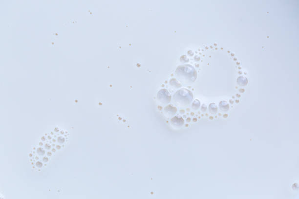 istock Macro milk close-up texture,Close-up of bubble surface,milk 1772806229