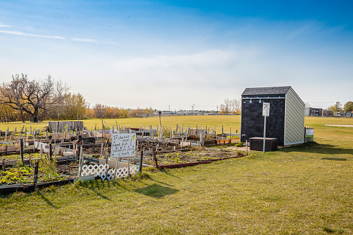 Fred Mendel Park is located in the Pleasant Hill neighborhood of Saskatoon.