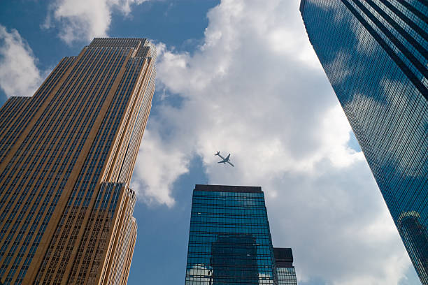 Tall City Buildings stock photo