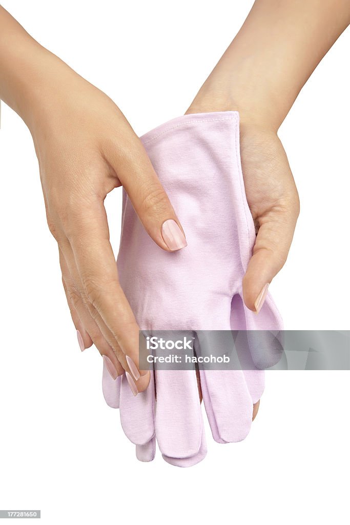 Woman's hands Woman's hands with Reviving Gloves Adult Stock Photo