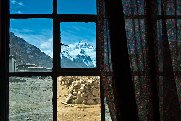 istock Watch Mt.Everest through the window 177282816