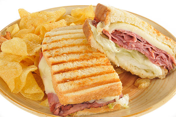 istock Roast beef and cheese panini closeup 177283018