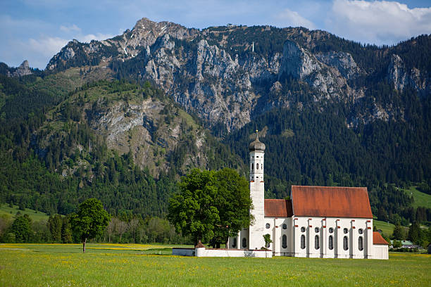 Bavarian Country Church stock photo