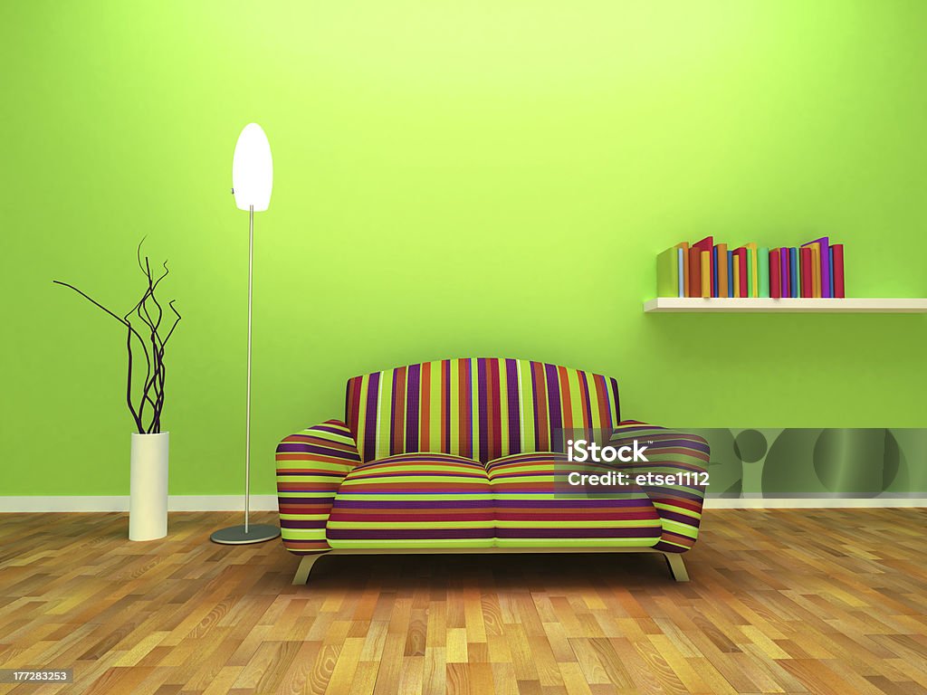 design interior contemporâneo - Foto de stock de Putting green royalty-free