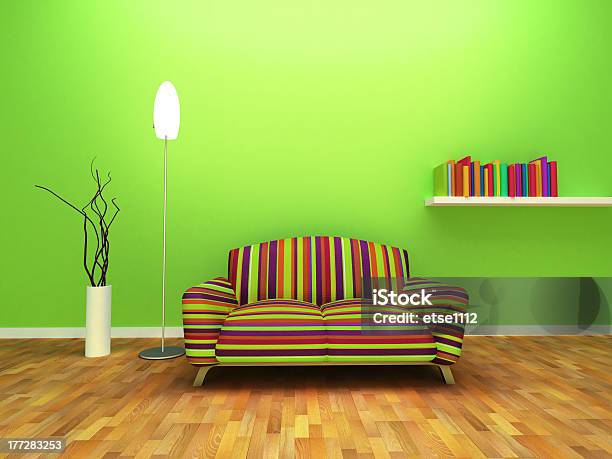 Foto de Design Interior Contemporâneo e mais fotos de stock de Putting green - Putting green, Sofá, Abstrato