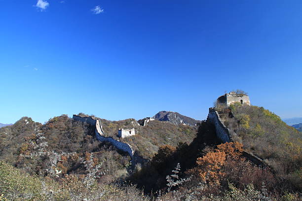 jiankou 秋の長城の景観 - jiankou ストックフォトと画像