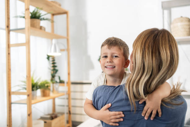 istock Young boy hugging his mother 1772838602