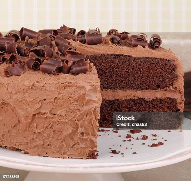 Chocolate Cake Stock Photo - Download Image Now - Baked, Cake, Chocolate