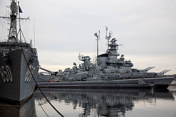 istock Battleships at Battleship Cove 177283905