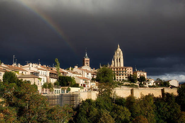 Segovia Rainbow stock photo