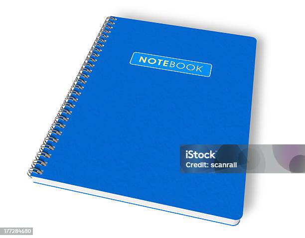 Blue Notebook Stockfoto und mehr Bilder von Aktenordner - Aktenordner, Artikel - Publikation, Ausrüstung und Geräte