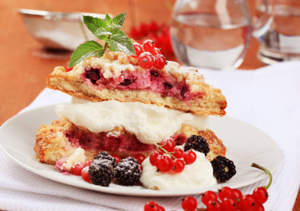 istock Berry fruit cake with cream cheese 177284771