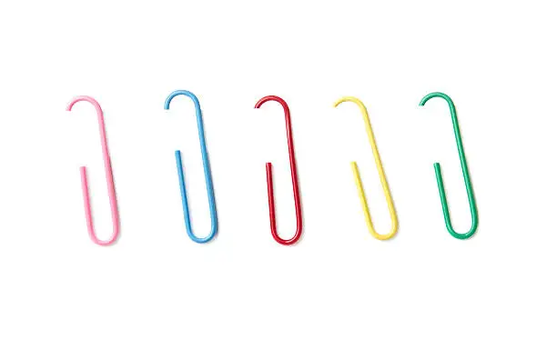Photo of Colorful paper clips