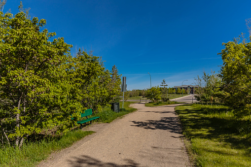 Heritage Park is located in the Wildwood neighborhood of Saskatoon.