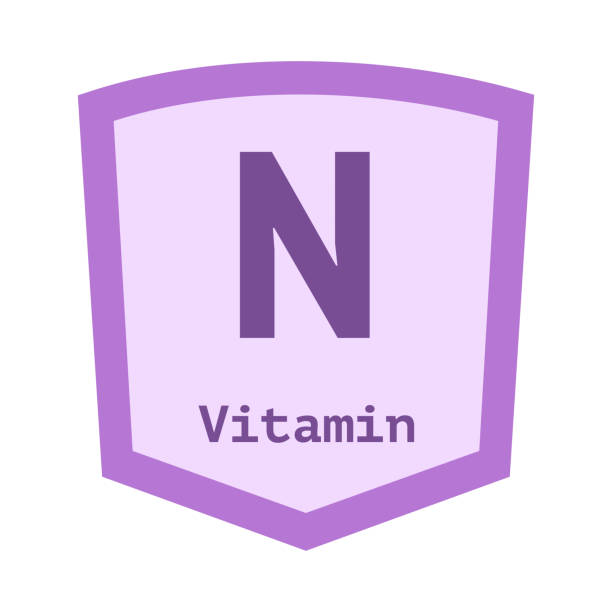 비타민 n 벡터는 흰색 배경에 분리되어 있습니다 - vitamin pill summer plant crop stock illustrations
