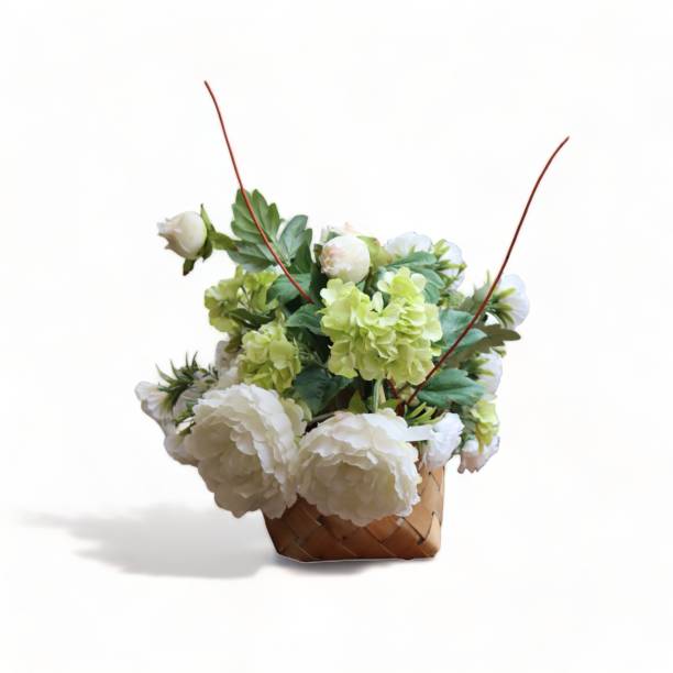 istock Group of flowers on vase with white background- 1772871397