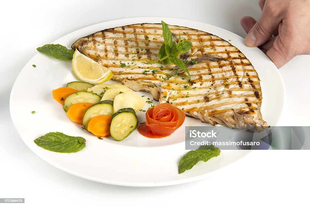 Grillowany swordfish - Zbiór zdjęć royalty-free (Miecznik)