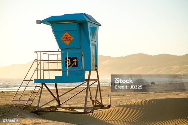 Lifeguard Stand At The Dunes Stock Photo - Download Image Now - Pismo Beach, Beach, Beauty In Nature