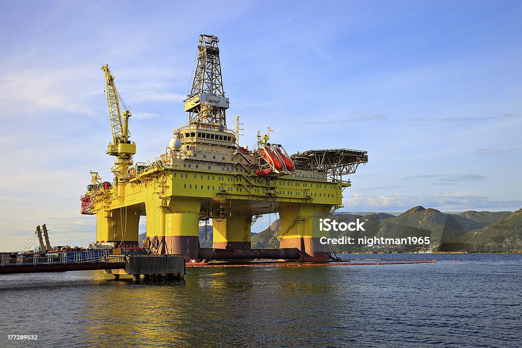 石油掘削装置 - ノルウェーのロイヤリティフリーストックフォト