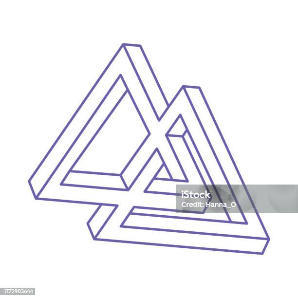 Forbidden Shape In Geometry Impossible Shape Sacred Geometry Optical Illusion Figures Abstract ...