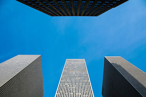 istock New York City skyscrapers from below 177290738