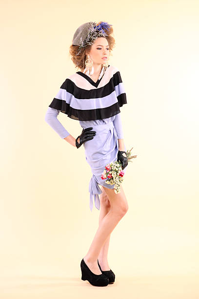istock Beautilful fashion model in spring 177291359