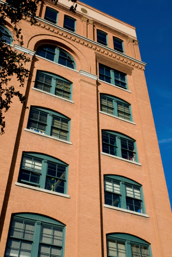 This is the Texas School Book Depository Building out of which Lee Harvey Oswald supposedly shot John F. Kennedy on November 22, 1963.