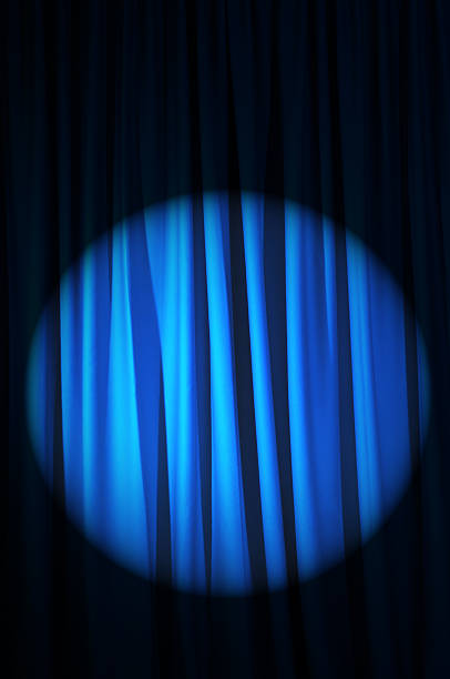 istock Brightly lit curtains in theatre concept 177291780