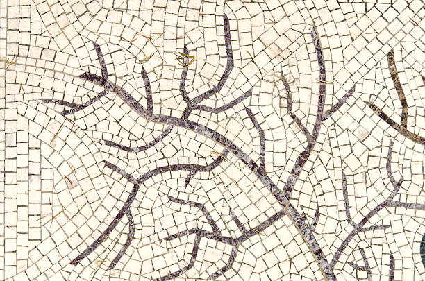 tree-like mosaic background