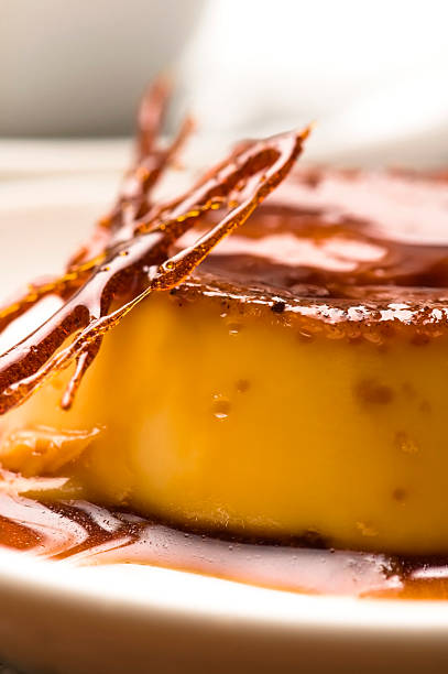Delicious creme caramel dessert