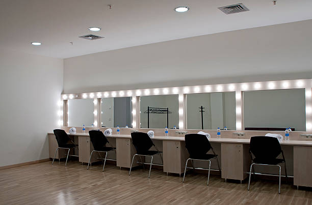 Backstage Backstage room backstage mirror stock pictures, royalty-free photos & images