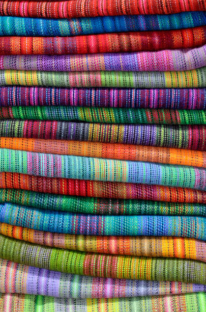 istock Colorful textiles, the Andes 177292636