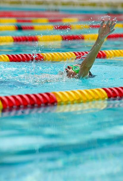 istock Boy Swimming in Lap Pool 177293136