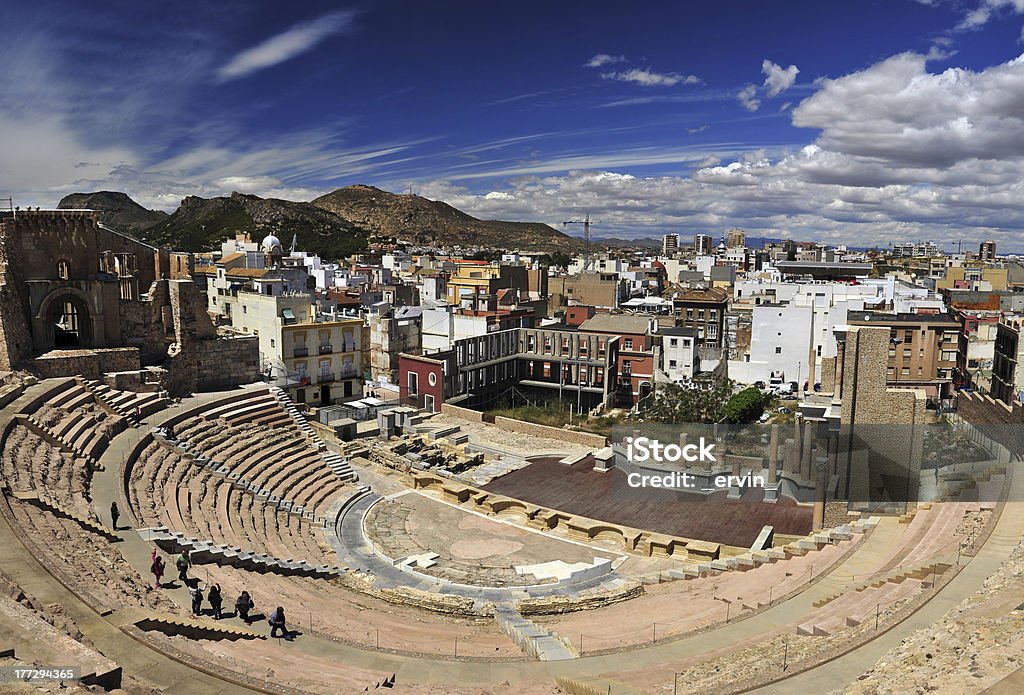 Roman Teatro de Cartagena - Royalty-free Anfiteatro Foto de stock