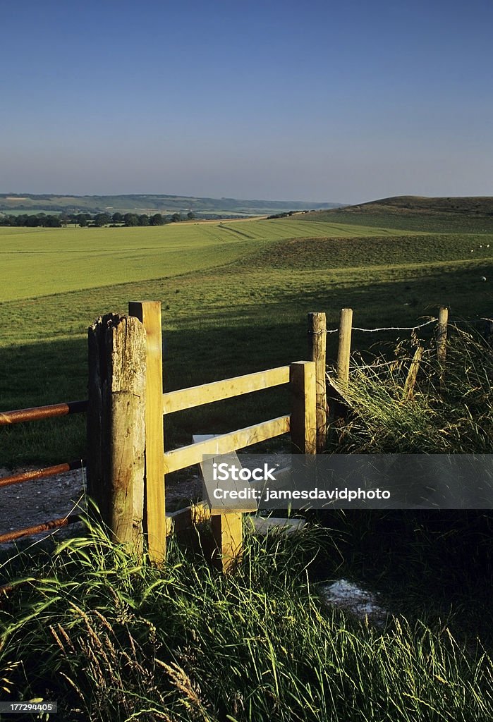 gate A gate on a footpath. Accessibility Stock Photo